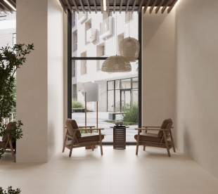 Керамогранит Laparet Stucco crema PRO кремовый матовый (60х119,5) арт. LP6012G0311R